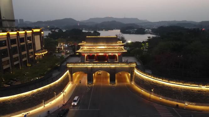 广东惠州朝京门夜景