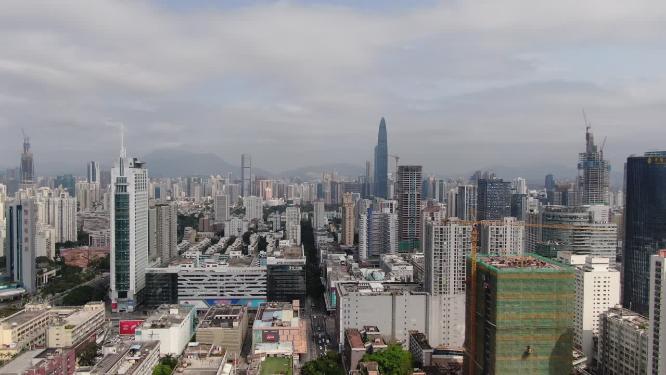 广东深圳城市建设航拍