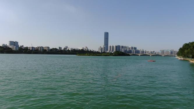 广西柳州城市风光航拍