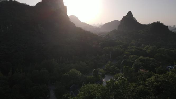 广西桂林奇山航拍