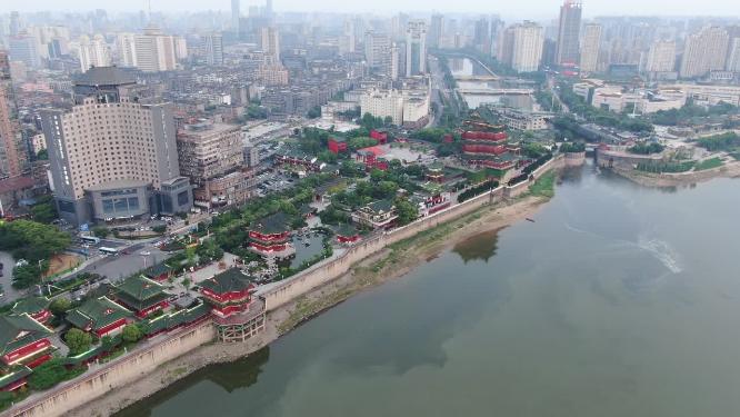 江西南昌城市风光航拍