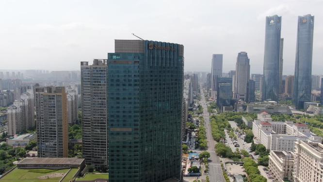 江西南昌城市风光航拍
