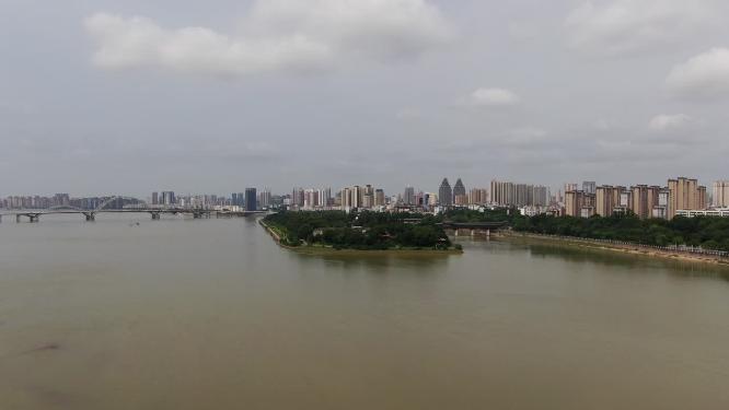 江西吉安城市风光航拍