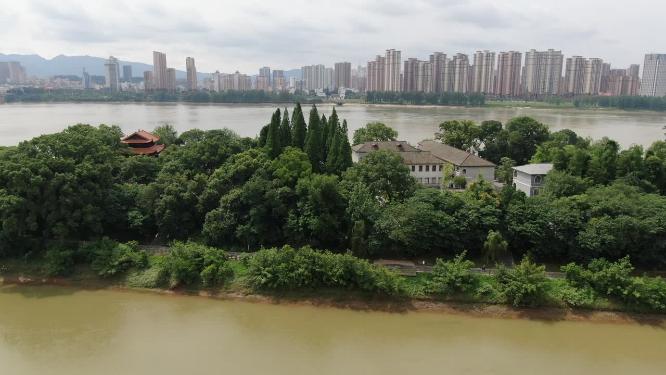 江西吉安城市风光航拍