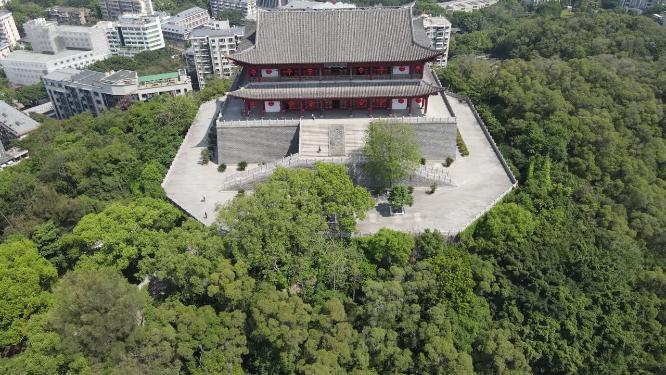 福建福州镇海楼航拍