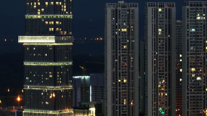 高楼夜景