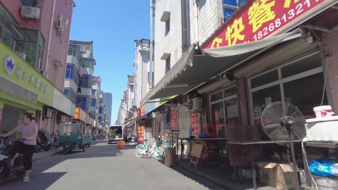 90年代老破旧街道巷子人文生活
