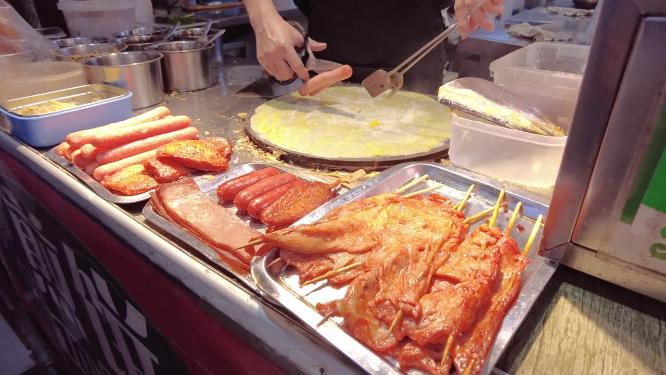 杂粮煎饼小吃