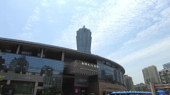 杭州西湖文化广场延时摄影