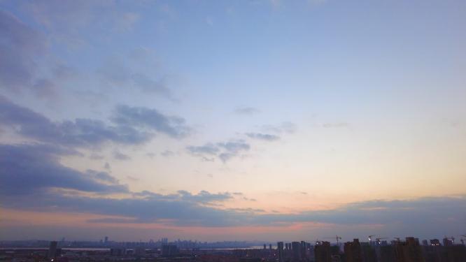 傍晚黄昏彩霞云彩延时风景视频素材40