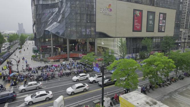 杭州下沙城市交通道路状况