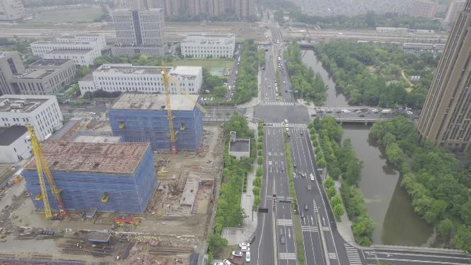 杭州下沙道路风景