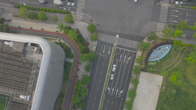 马路车辆车流人流