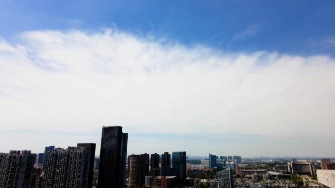 城市蓝天白云延时摄影风景视频素材合集