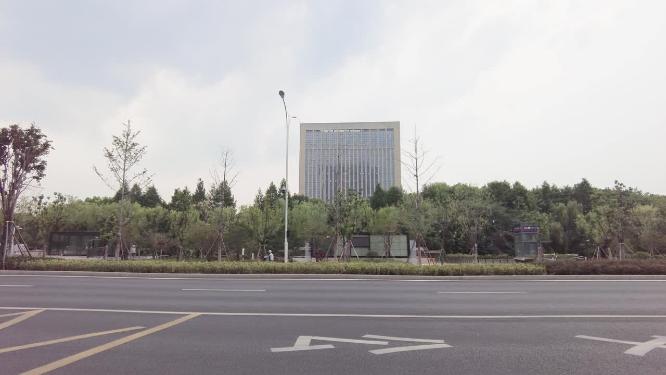城市马路车辆车流运镜
