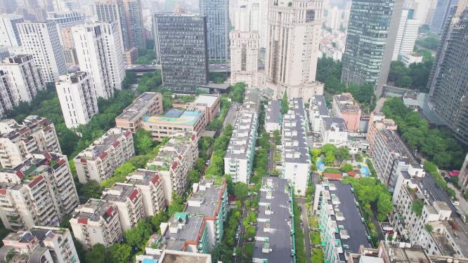 杭州市区社区高楼中北花园