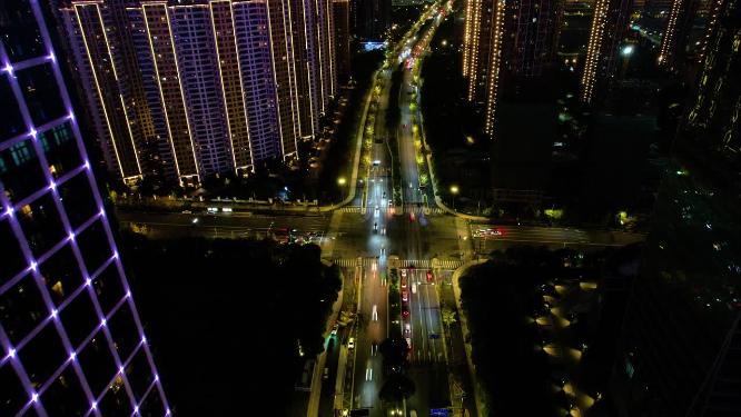 杭州萧山区钱江世纪城夜景延时