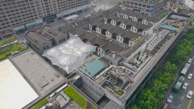 杭州西湖湖滨银泰俯瞰