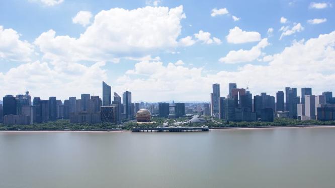 杭州钱江新城延时摄影