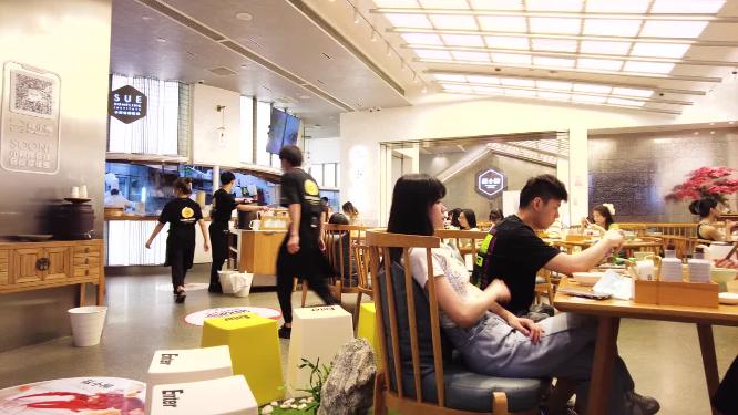 商场商店顾客休息用餐