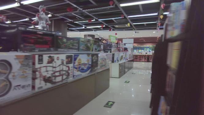 图书店铺空镜头