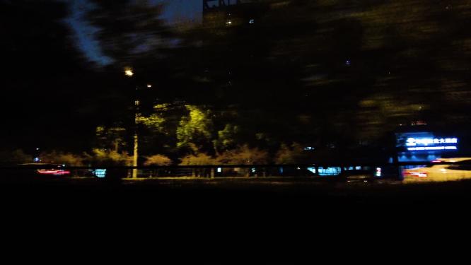 城市夜景开车视频素材