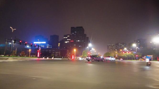 城市夜景开车视频素材40