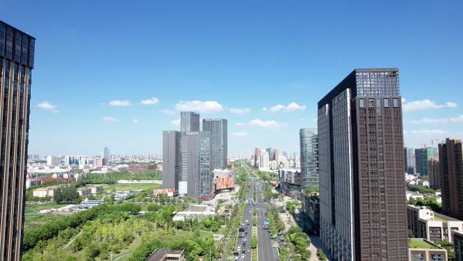 城市高楼大厦风景视频素材