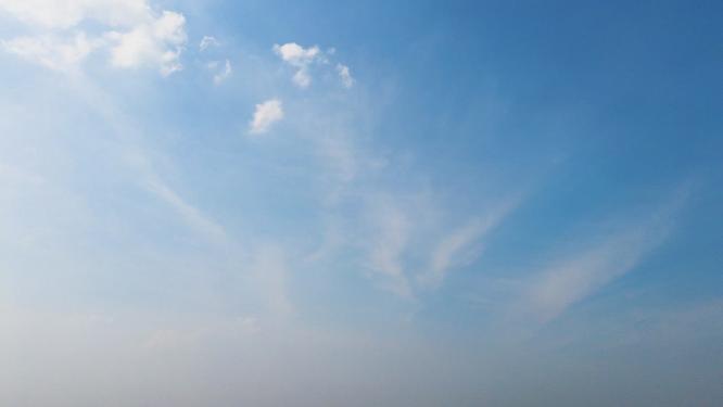 天空蓝天白云延时摄影6