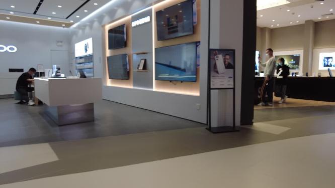 手机店铺大门口展示效果