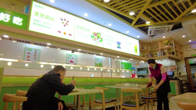 顺旺基快餐店顾客就餐人流延时