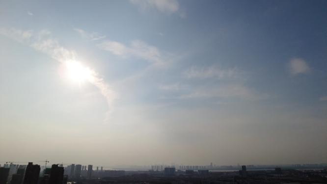 黄昏夕阳西下日落延时视频