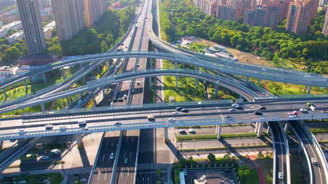 城市马路汽车车流延时摄影合集