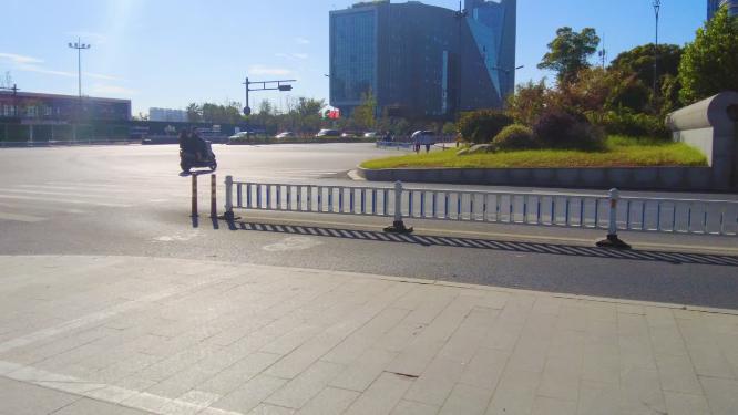 城市马路汽车车辆车流延时风景视频素材