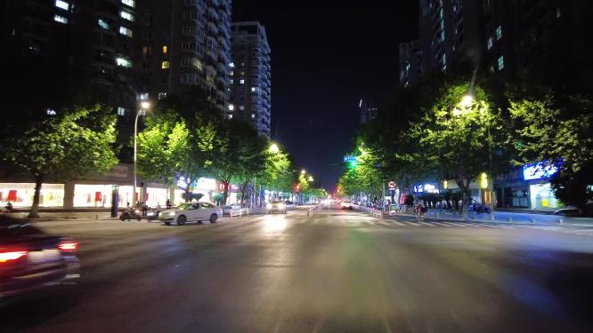 夜晚公路空镜头
