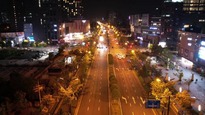 夜晚车辆车流延时摄影