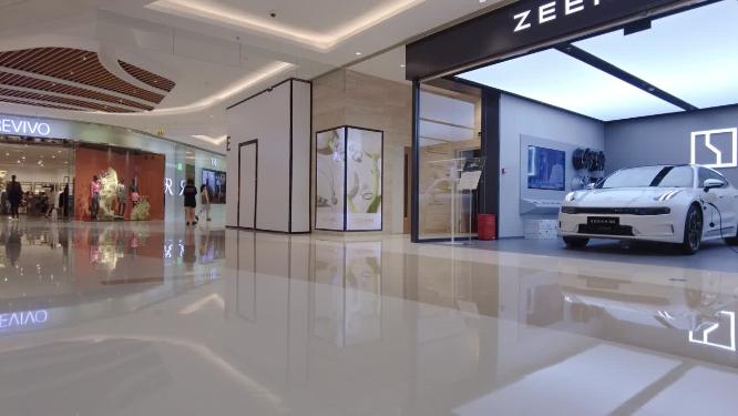 大型商场门店人群人流延时摄影