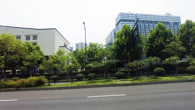 大城市沿途风景