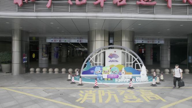 杭州九堡客运中心航拍