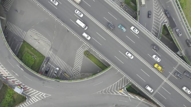 杭州九堡立交桥航拍