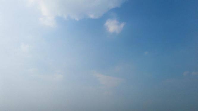 蓝天白云风景视频延时