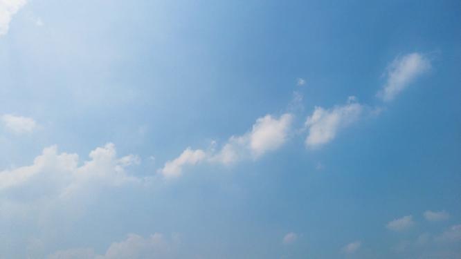 蓝天白云风景视频素材