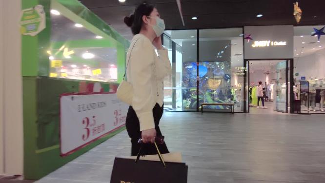 逛街的路人行人过客