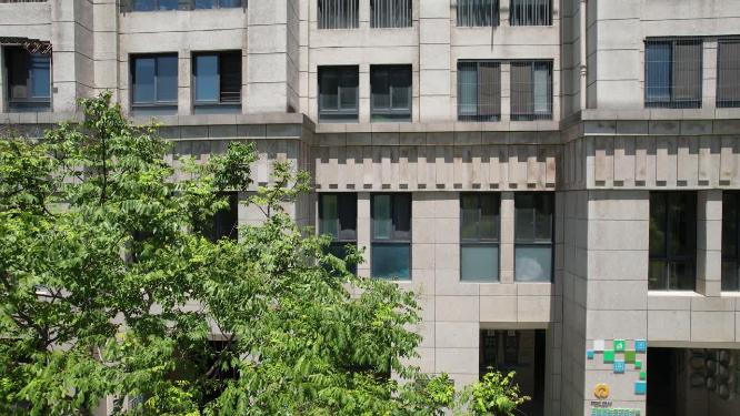 都市小区楼层特写视频素材