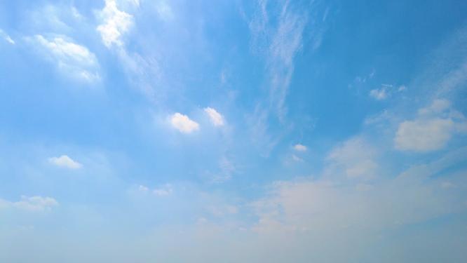 城市蓝天白云风景延时摄影视频素材440