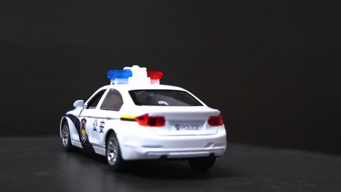 警察公安警车特写