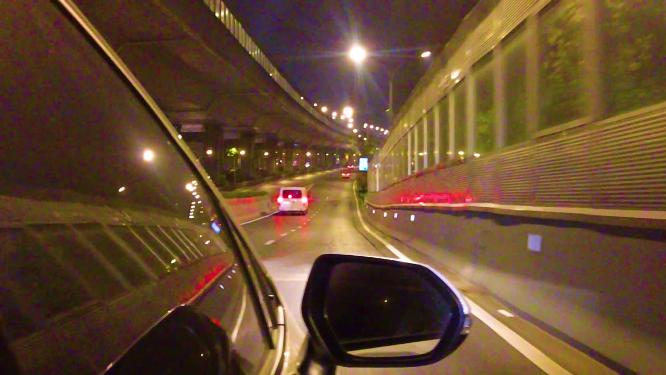 城市夜晚汽车在马路行驶夜景视频素材449