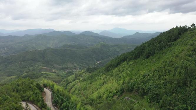 福建省 泉州市 德化县 春美乡 十八格盘山公路 山路 公路