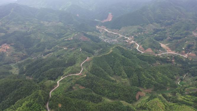 福建省 泉州市 德化县 春美乡 十八格盘山公路 山路 公路