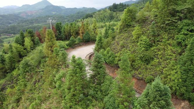 福建省 泉州市 德化县 春美乡 十八格盘山公路 山路 公路